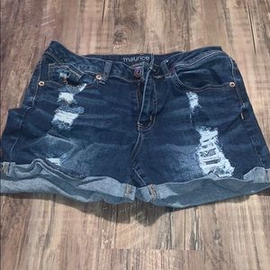 Jean shorts